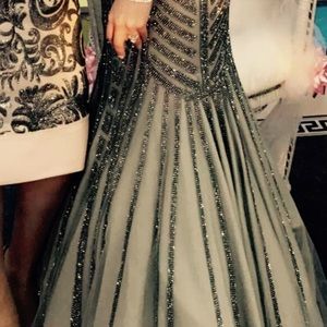 Beautiful silver mermaid dress
